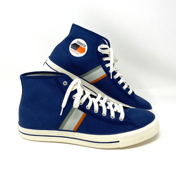 Converse Men's Size 12 167495C PLAYER LT High Top Navy Blue Canvas Skate Sneaker - Picture 3 of 8